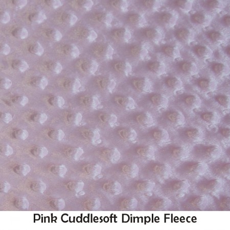 Pink Cuddlesoft Dimple Fleece Fabric